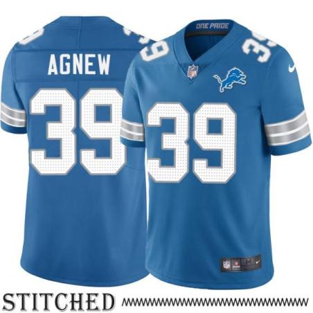 Detroit Lions #39 Jamal Agnew Blue Home Jersey