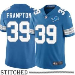 Detroit Lions #39 Eric Frampton Blue Home Jersey