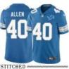 Detroit Lions #40 Jimmy Allen Blue Home Jersey