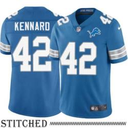 Detroit Lions #42 Devon Kennard Blue Home Jersey