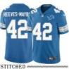 Detroit Lions #42 Jalen Reeves-Maybin Blue Home Jersey