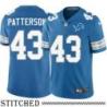 Detroit Lions #43 Don Patterson Blue Home Jersey