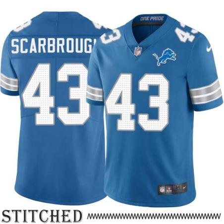 Detroit Lions #43 Bo Scarbrough Blue Home Jersey