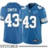 Detroit Lions #43 Bobby Smith Blue Home Jersey