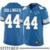 Detroit Lions #44 Tony Dollinger Blue Home Jersey