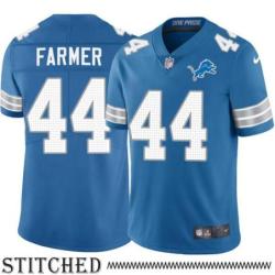 Detroit Lions #44 George Farmer Blue Home Jersey