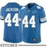 Detroit Lions #44 Ernie Jackson Blue Home Jersey