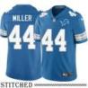 Detroit Lions #44 John Miller Blue Home Jersey
