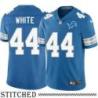 Detroit Lions #44 Whizzer White Blue Home Jersey