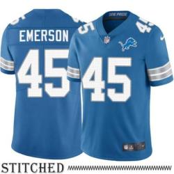 Detroit Lions #45 Ox Emerson Blue Home Jersey