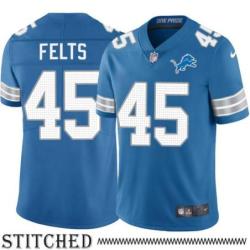Detroit Lions #45 Bobby Felts Blue Home Jersey
