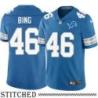Detroit Lions #46 Darnell Bing Blue Home Jersey