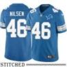 Detroit Lions #46 Reed Nilsen Blue Home Jersey