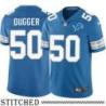 Detroit Lions #50 Jack Dugger Blue Home Jersey