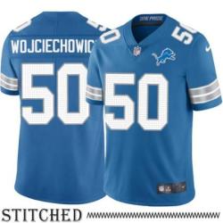 Detroit Lions #50 Alex Wojciechowicz Blue Home Jersey