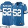 Detroit Lions #52 Rocky McIntosh Blue Home Jersey