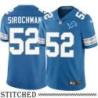 Detroit Lions #52 George Sirochman Blue Home Jersey