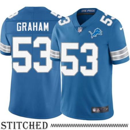 Detroit Lions #53 Al Graham Blue Home Jersey