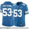 Detroit Lions #53 Bob Pifferini Blue Home Jersey