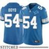 Detroit Lions #54 Thomas Boyd Blue Home Jersey