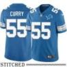 Detroit Lions #55 Donte Curry Blue Home Jersey