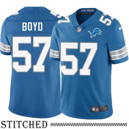 Detroit Lions #57 Stephen Boyd Blue Home Jersey