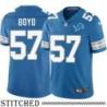 Detroit Lions #57 Stephen Boyd Blue Home Jersey