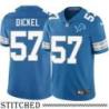 Detroit Lions #57 Dan Dickel Blue Home Jersey