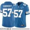 Detroit Lions #57 Ron Goovert Blue Home Jersey