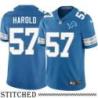 Detroit Lions #57 Eli Harold Blue Home Jersey