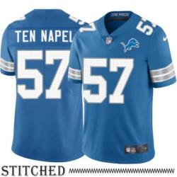 Detroit Lions #57 Garth Ten Napel Blue Home Jersey