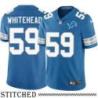Detroit Lions #59 Tahir Whitehead Blue Home Jersey