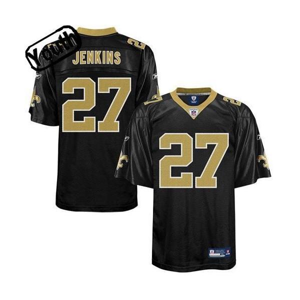 Malcolm Jenkins Youth Football Jersey -#27 New Orleans Youth ...