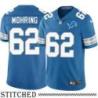 Detroit Lions #62 John Mohring Blue Home Jersey