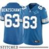 Detroit Lions #63 Beau Benzschawel Blue Home Jersey