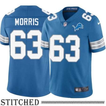 Detroit Lions #63 Jon Morris Blue Home Jersey