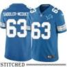Detroit Lions #63 Jimmy Saddler-McQueen Blue Home Jersey