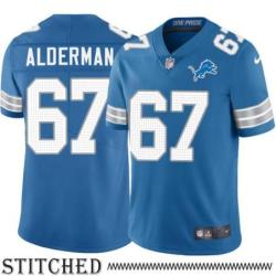 Detroit Lions #67 Grady Alderman Blue Home Jersey