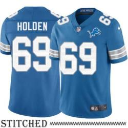 Detroit Lions #69 Will Holden Blue Home Jersey