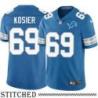 Detroit Lions #69 Kyle Kosier Blue Home Jersey