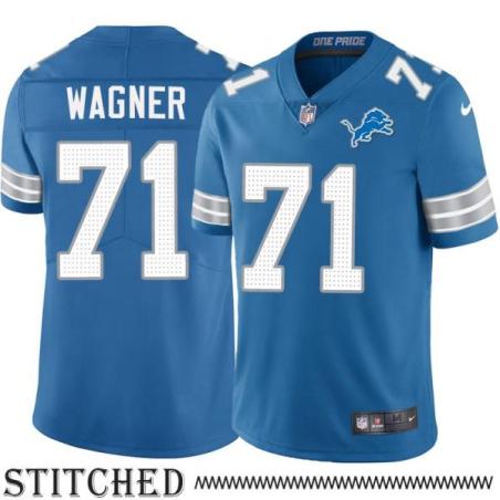 Detroit Lions #71 Ricky Wagner Blue Home Jersey