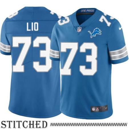 Detroit Lions #73 Augie Lio Blue Home Jersey