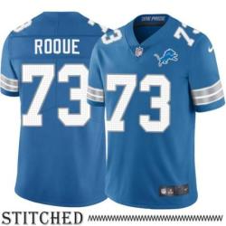 Detroit Lions #73 Juan Roque Blue Home Jersey