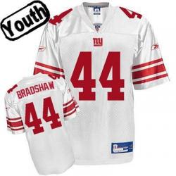 Ahmad Bradshaw Youth Football Jersey -#44 NY-G Youth Jersey(White)