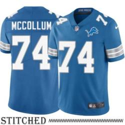 Detroit Lions #74 Ryan McCollum Blue Home Jersey