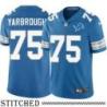 Detroit Lions #75 Jim Yarbrough Blue Home Jersey