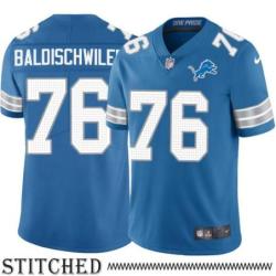 Detroit Lions #76 Karl Baldischwiler Blue Home Jersey