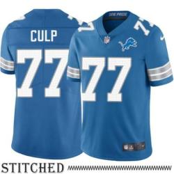 Detroit Lions #77 Curley Culp Blue Home Jersey