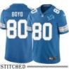 Detroit Lions #80 Tommie Boyd Blue Home Jersey