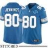 Detroit Lions #80 Adam Jennings Blue Home Jersey
